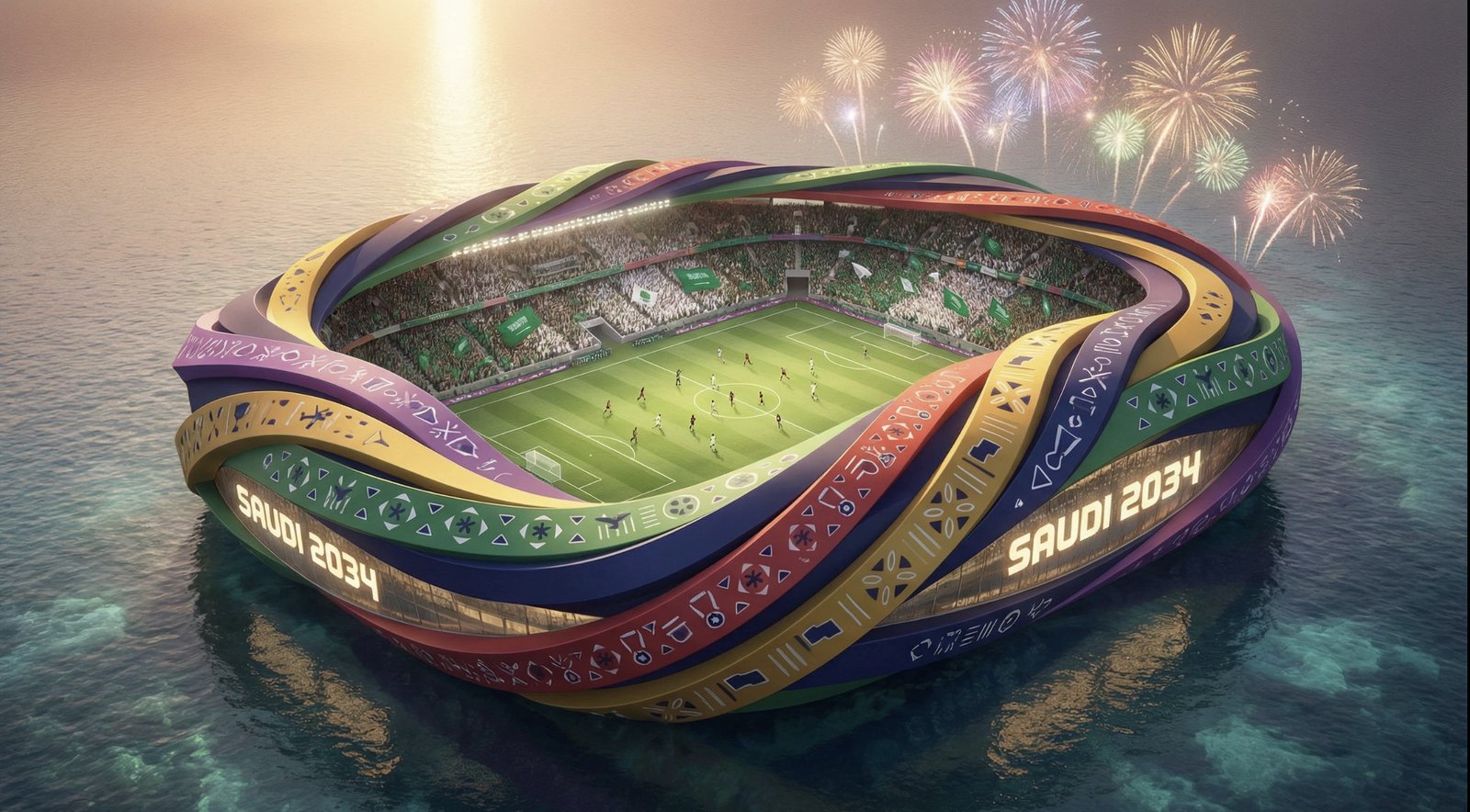 Saudi 2034 Stadium — Galactic Football AI